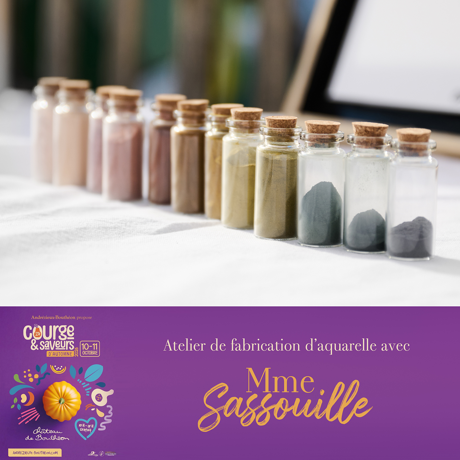 Atelier Pigments - 11 octobre 14h45